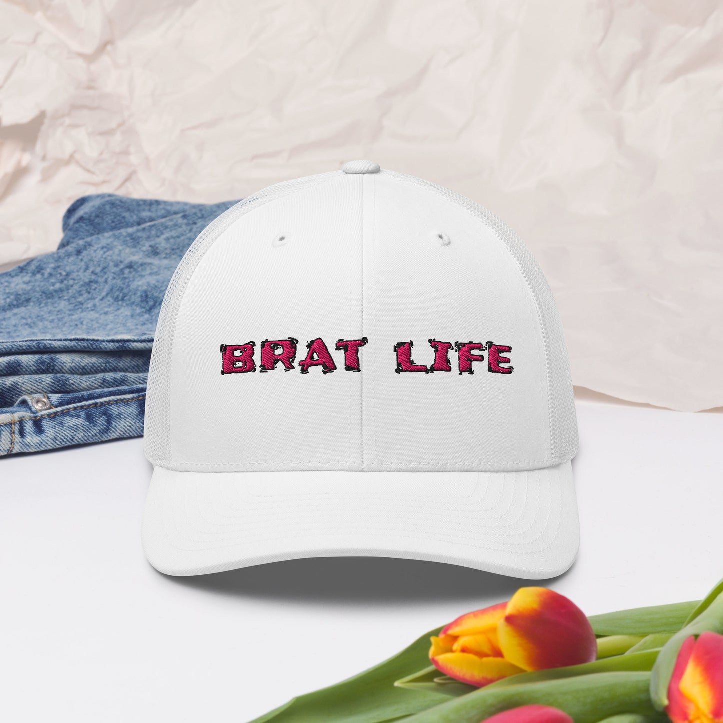 Brat Life Snapback Hat – Embroidered | Swinger Lifestyle Headwear by DK Apparel – DK Apparel lifestyle clothing