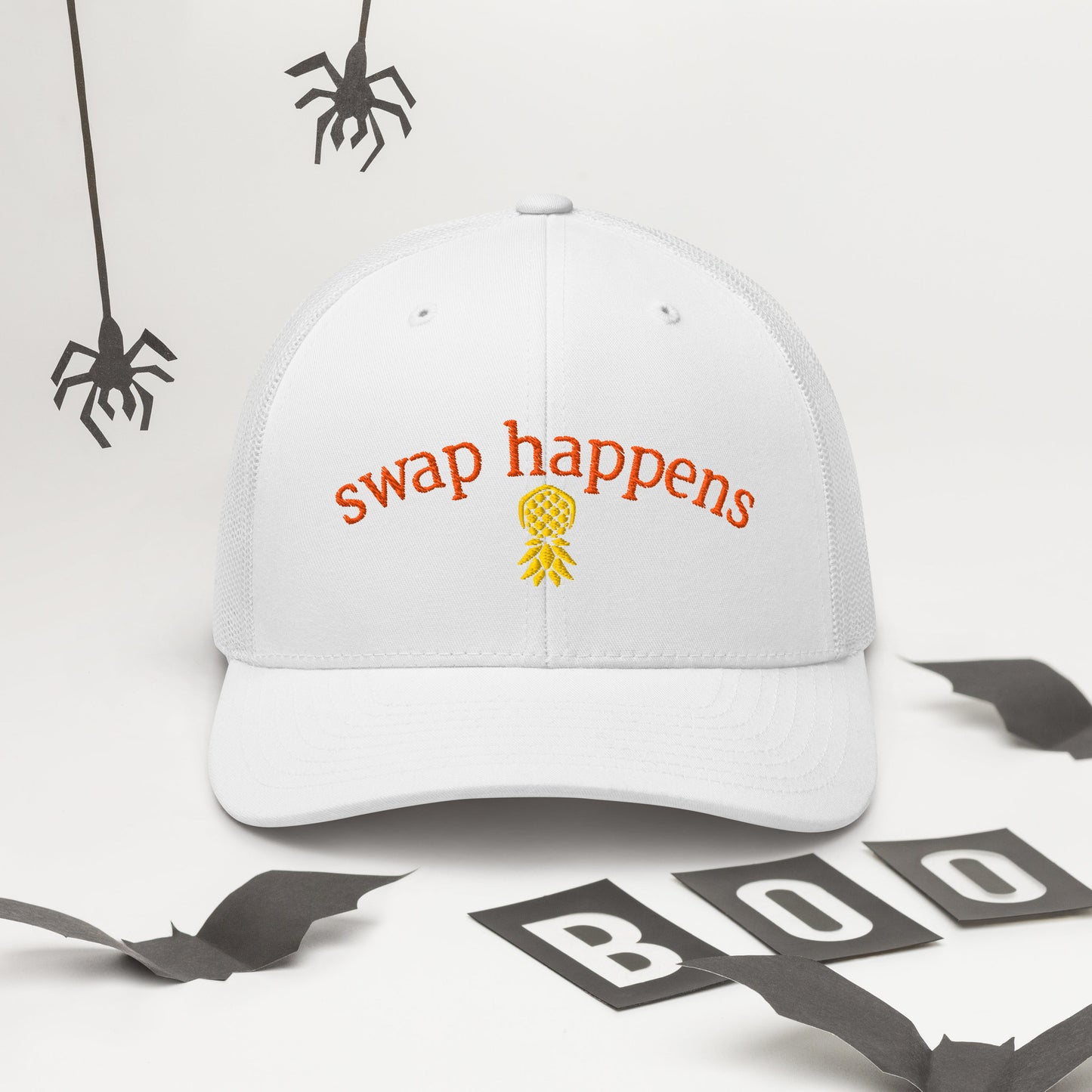 Swap Happens Adjustable Hat – Embroidered | Swinger Lifestyle Headwear by DK Apparel – DK Apparel lifestyle clothing
