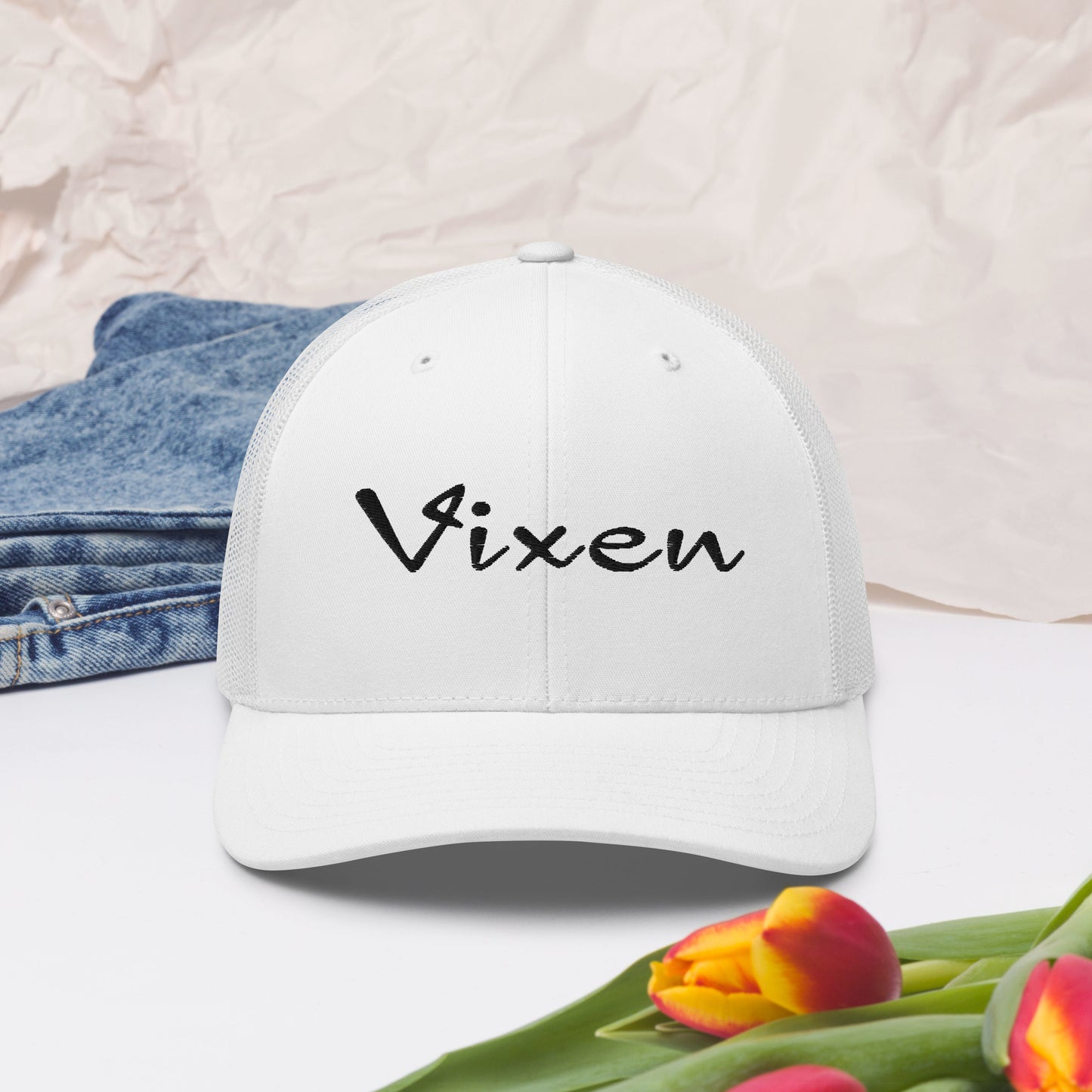Vixen Adjustable Hat – Embroidered | Swinger Lifestyle Headwear by DK Apparel – DK Apparel lifestyle clothing