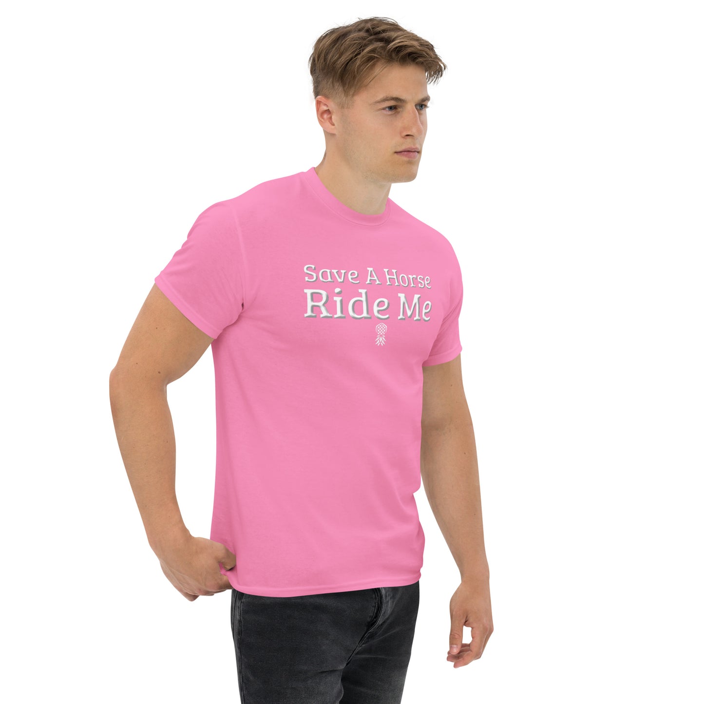Save A Horse, Ride Me Classic T-Shirt | Swinger & ENM Lifestyle Apparel – DK Apparel – DK Apparel lifestyle clothing