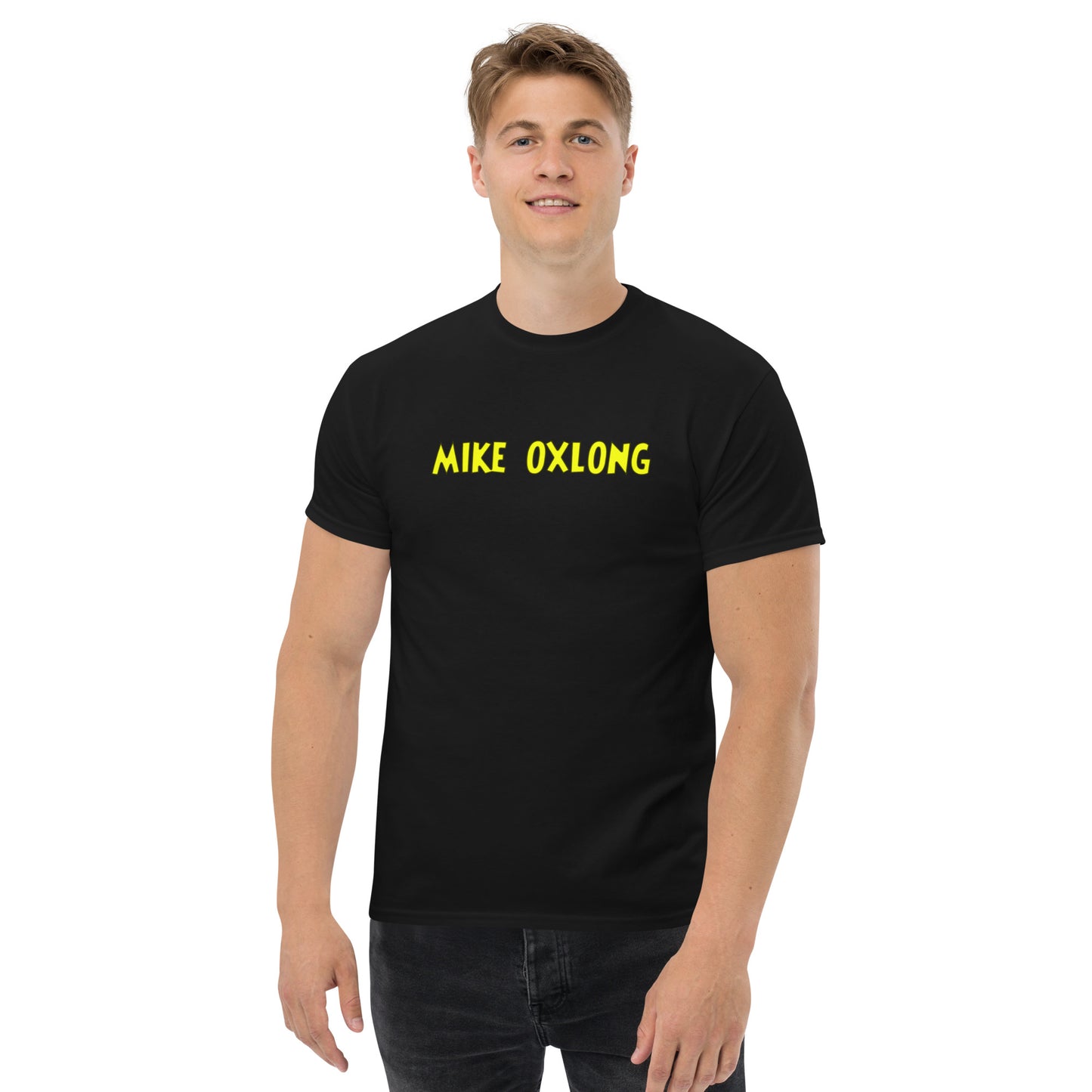 Mike Oxlong Classic T-Shirt | Funny Swinger & ENM Lifestyle Apparel – DK Apparel – DK Apparel lifestyle clothing