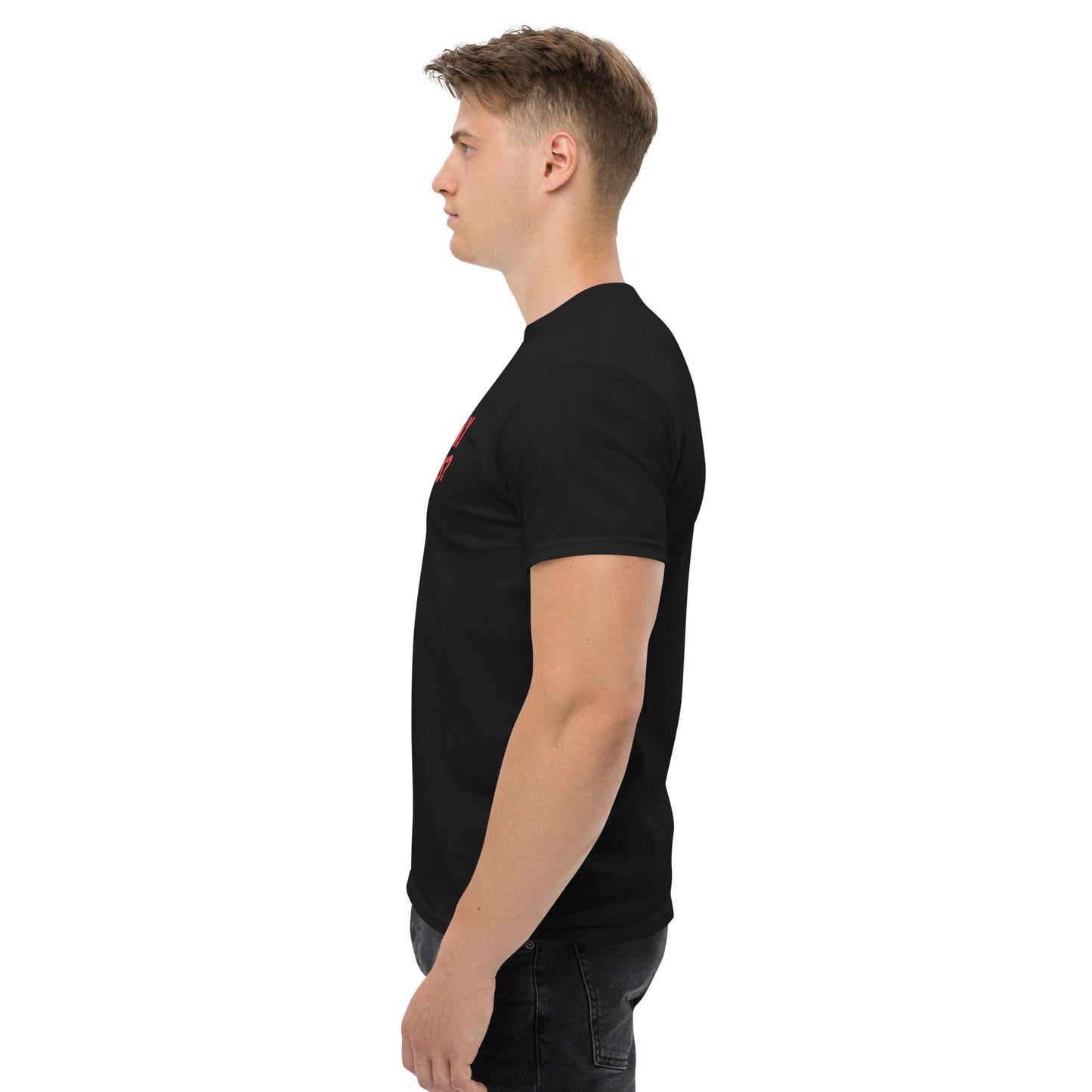 I Shaved My Balls For This? Classic T-Shirt | Funny Swinger & ENM Lifestyle Apparel – DK Apparel – DK Apparel lifestyle clothing