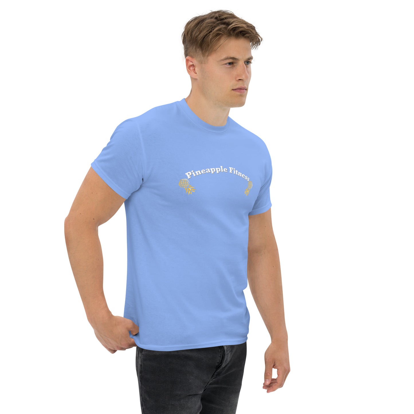 Pineapple Fitness Curved Logo Classic T-Shirt – Lifestyle Gym & ENM Apparel | DK Apparel – DK Apparel lifestyle clothing