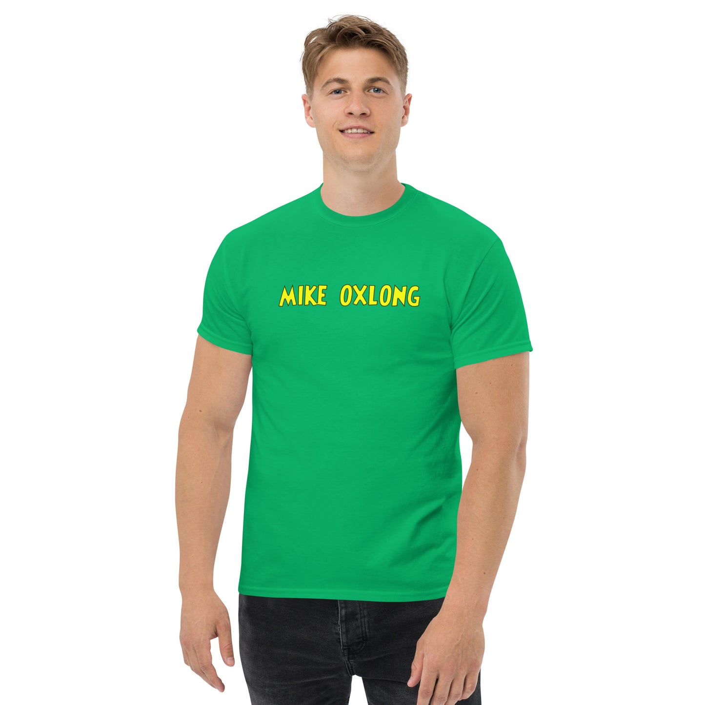 Mike Oxlong Classic T-Shirt | Funny Swinger & ENM Lifestyle Apparel – DK Apparel – DK Apparel lifestyle clothing