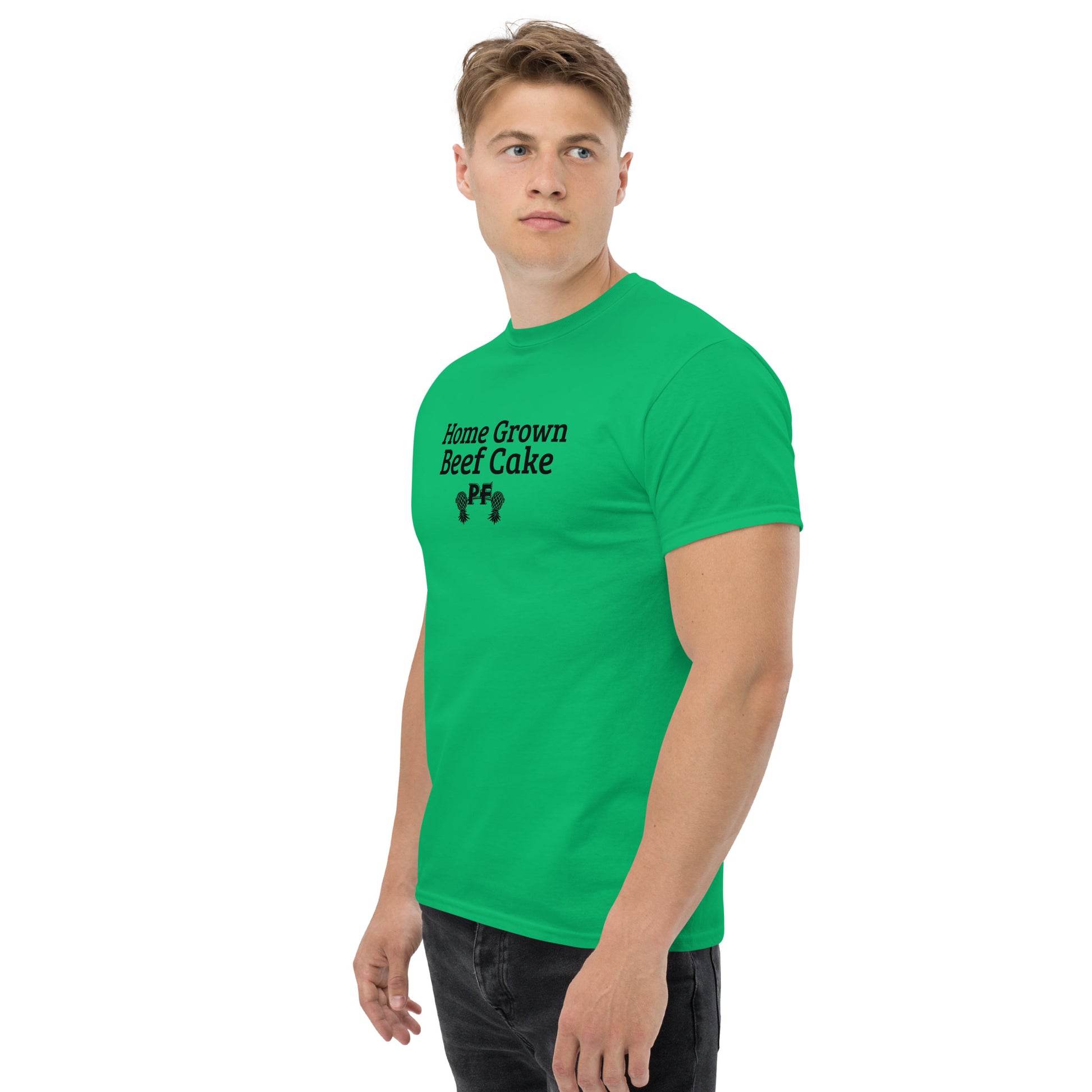 Home Grown Beef Cake PF Classic T-Shirt | Pineapple Fitness Lifestyle Apparel – DK Apparel – DK Apparel lifestyle clothing