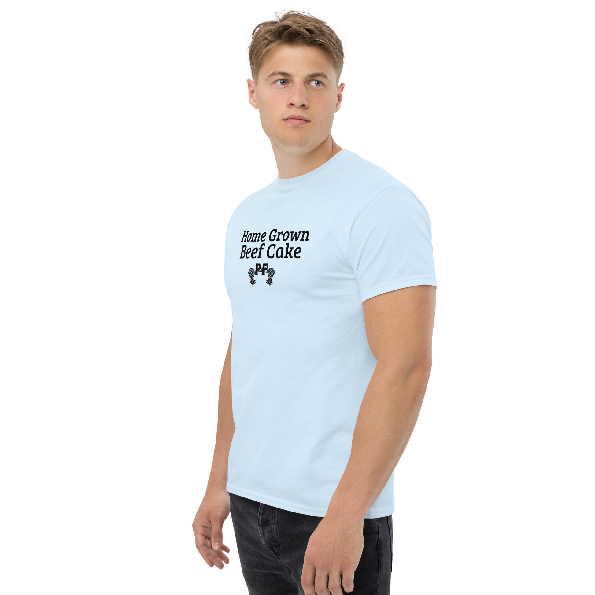 Home Grown Beef Cake PF Classic T-Shirt | Pineapple Fitness Lifestyle Apparel – DK Apparel – DK Apparel lifestyle clothing