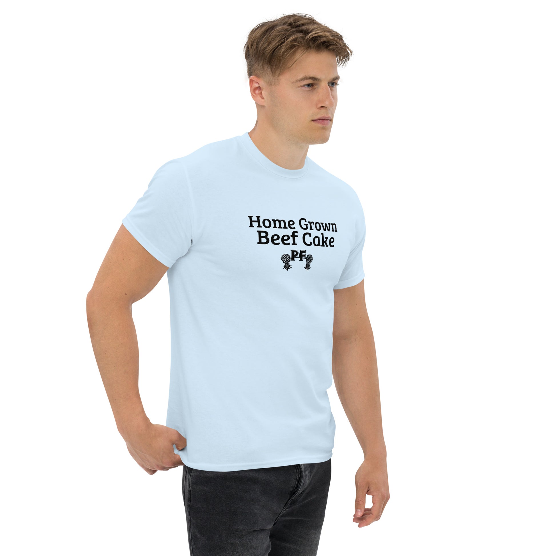 Home Grown Beef Cake PF Classic T-Shirt | Pineapple Fitness Lifestyle Apparel – DK Apparel – DK Apparel lifestyle clothing