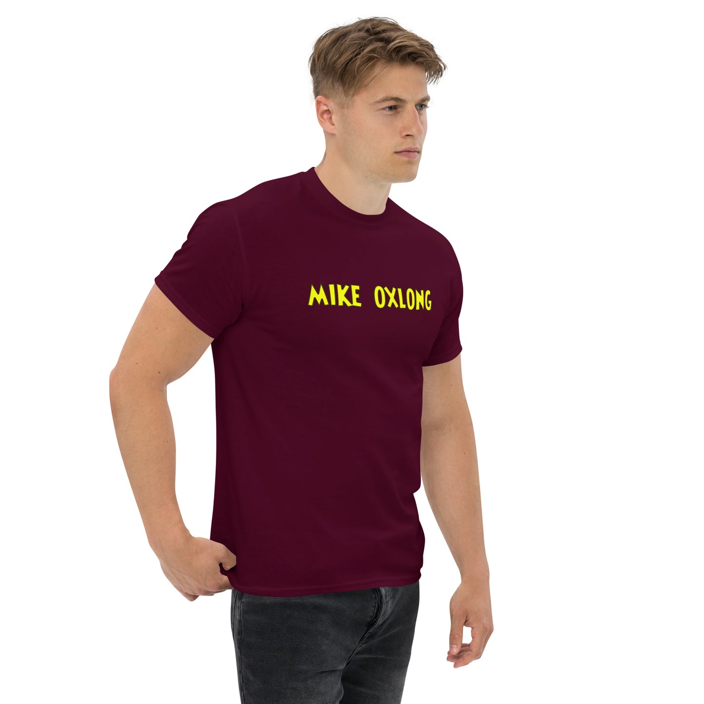 Mike Oxlong Classic T-Shirt | Funny Swinger & ENM Lifestyle Apparel – DK Apparel – DK Apparel lifestyle clothing