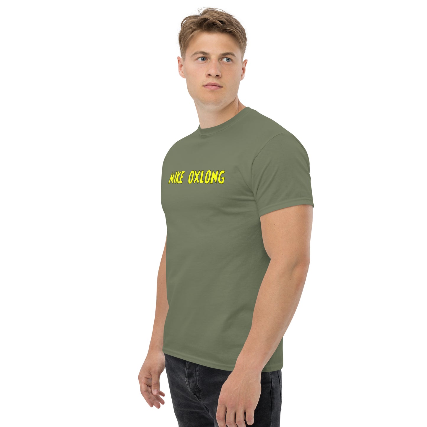 Mike Oxlong Classic T-Shirt | Funny Swinger & ENM Lifestyle Apparel – DK Apparel – DK Apparel lifestyle clothing