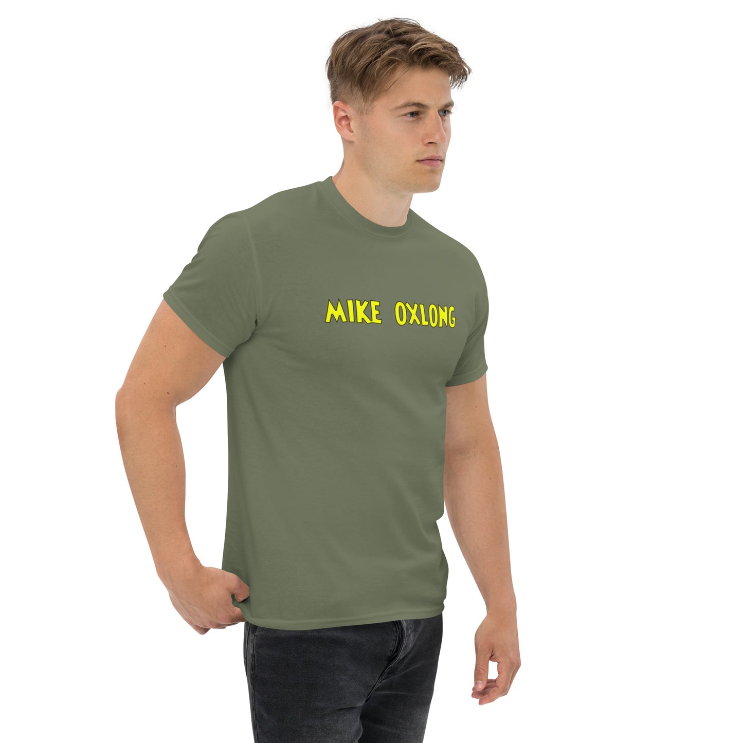 Mike Oxlong Classic T-Shirt | Funny Swinger & ENM Lifestyle Apparel – DK Apparel – DK Apparel lifestyle clothing