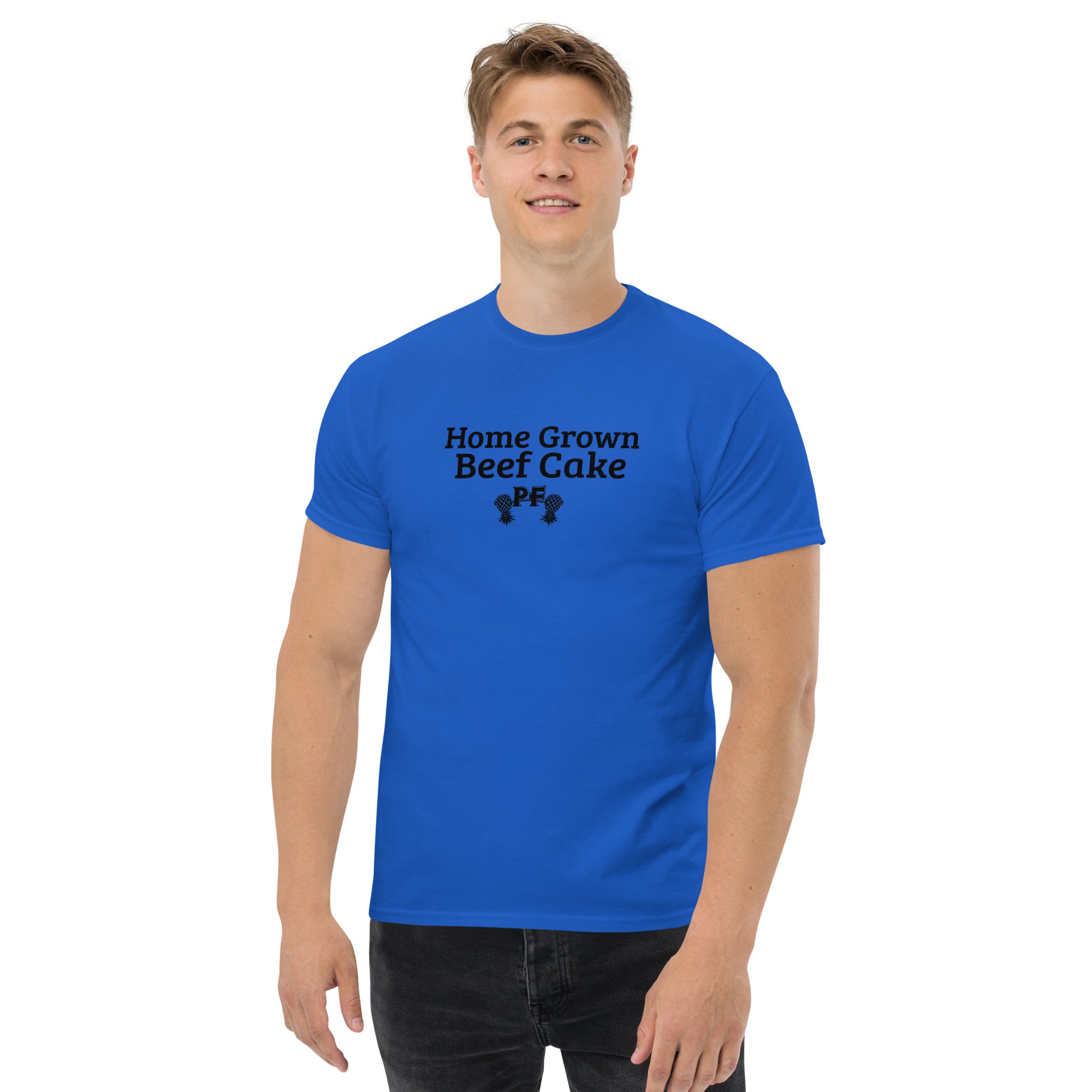 Home Grown Beef Cake PF Classic T-Shirt | Pineapple Fitness Lifestyle Apparel – DK Apparel – DK Apparel lifestyle clothing