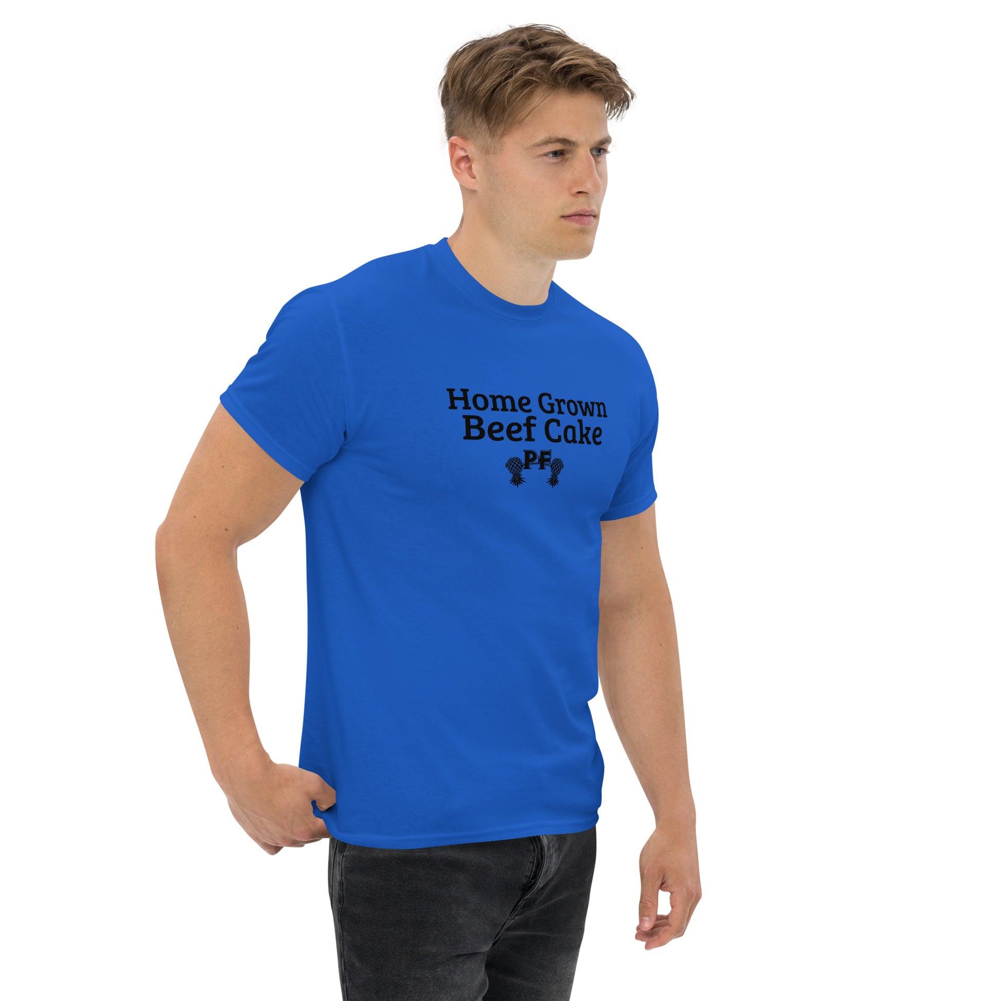 Home Grown Beef Cake PF Classic T-Shirt | Pineapple Fitness Lifestyle Apparel – DK Apparel – DK Apparel lifestyle clothing