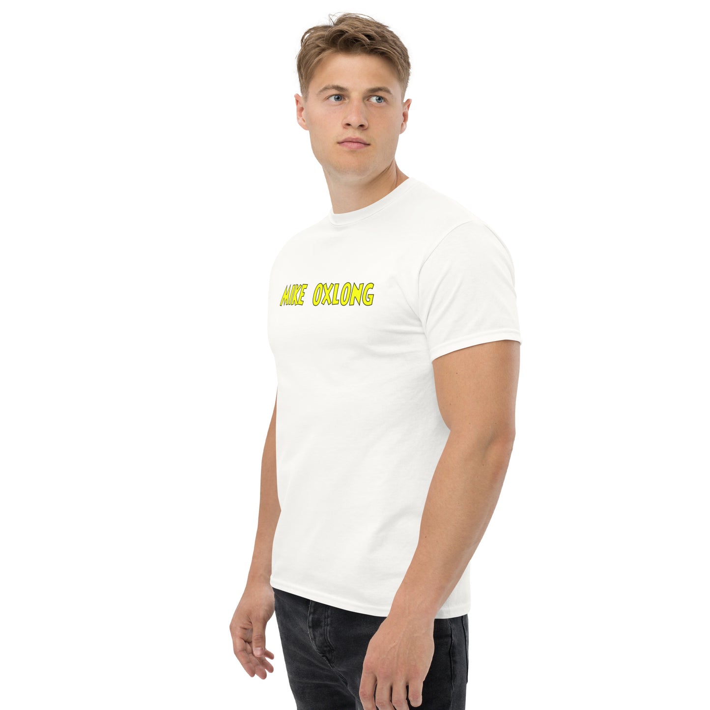 Mike Oxlong Classic T-Shirt | Funny Swinger & ENM Lifestyle Apparel – DK Apparel – DK Apparel lifestyle clothing