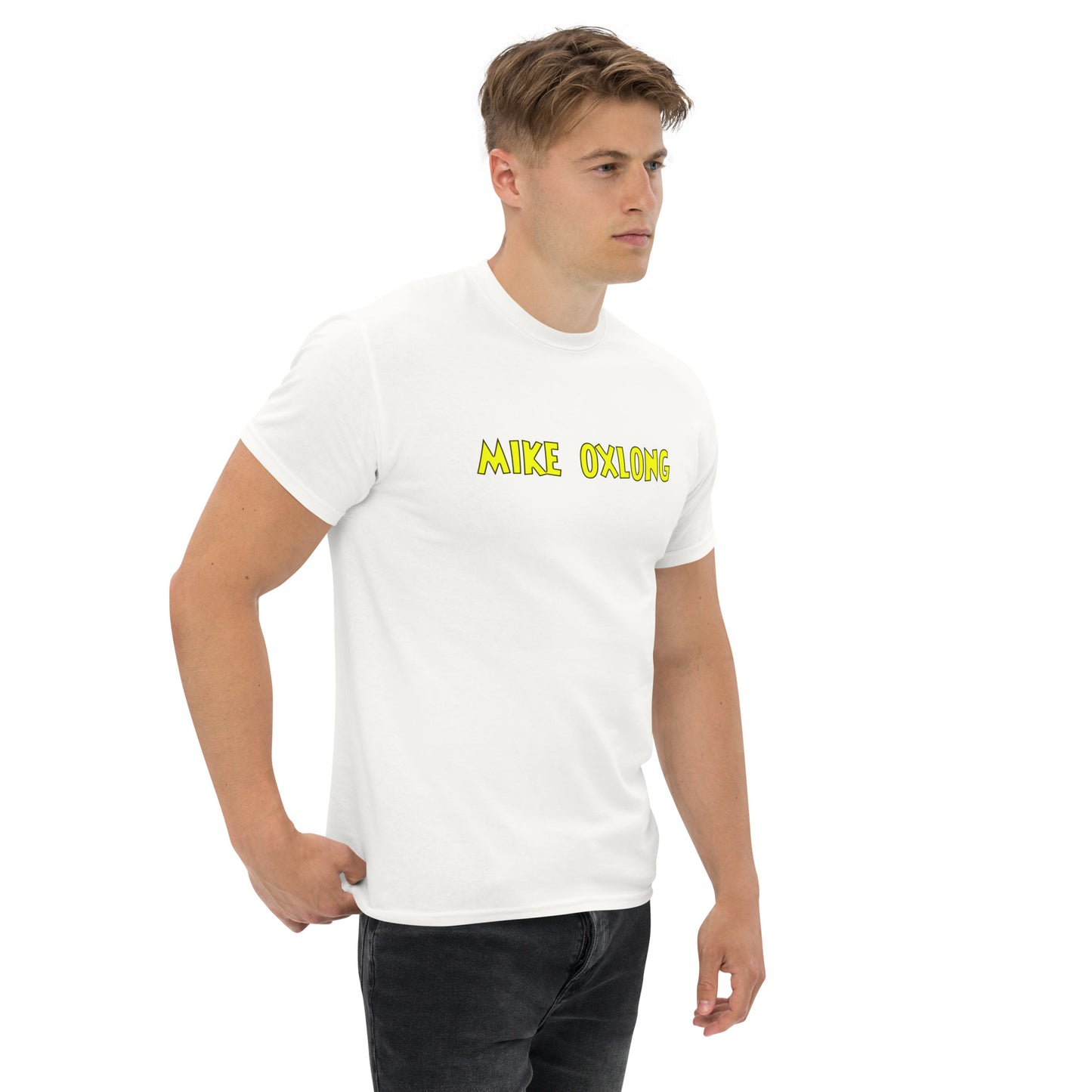 Mike Oxlong Classic T-Shirt | Funny Swinger & ENM Lifestyle Apparel – DK Apparel – DK Apparel lifestyle clothing