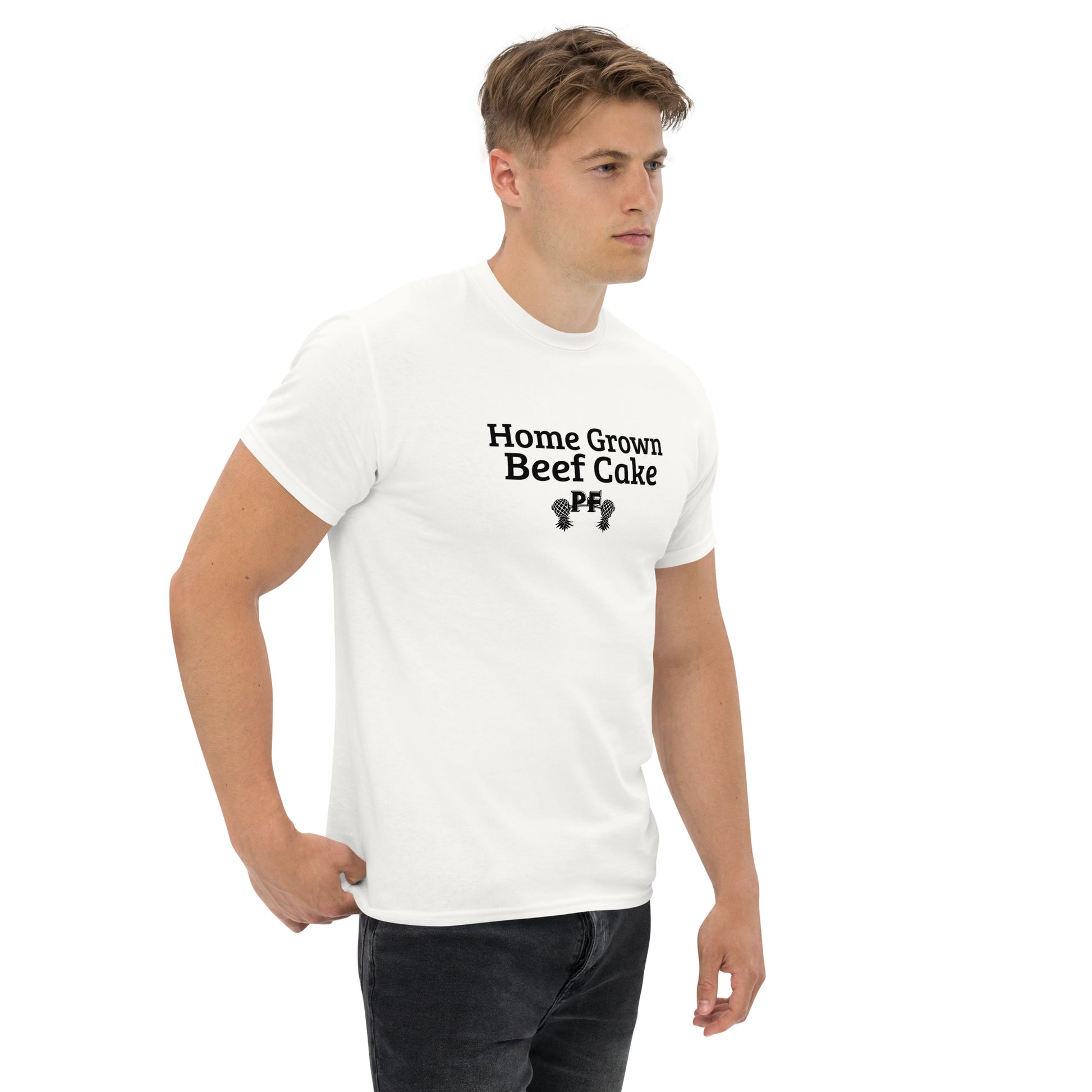 Home Grown Beef Cake PF Classic T-Shirt | Pineapple Fitness Lifestyle Apparel – DK Apparel – DK Apparel lifestyle clothing