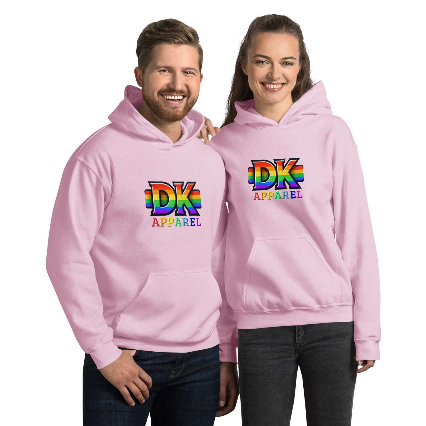 DK Pride Unisex Hoodie | LGBTQ+, Swinger & ENM Lifestyle Apparel – DK Apparel – DK Apparel lifestyle clothing