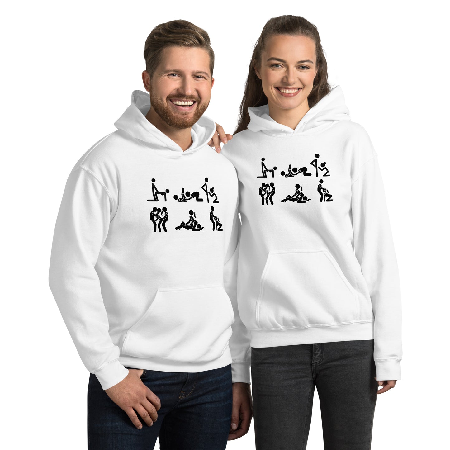 Stick Figure Sex Unisex Hoodie | Swinger & ENM Lifestyle Apparel – DK Apparel – DK Apparel lifestyle clothing
