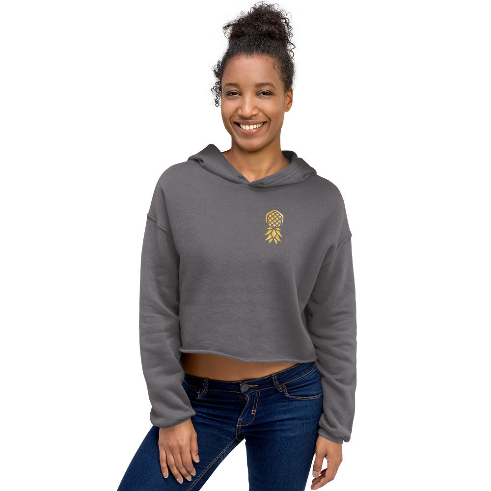 Pineapple Women’s Crop Hoodie | Swinger & ENM Lifestyle Apparel – DK Apparel – DK Apparel lifestyle clothing