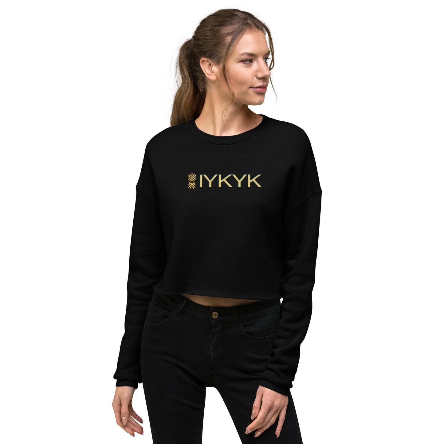 IYKYK Crop Sweatshirt | Swinger & ENM Lifestyle Apparel – DK Apparel – DK Apparel lifestyle clothing