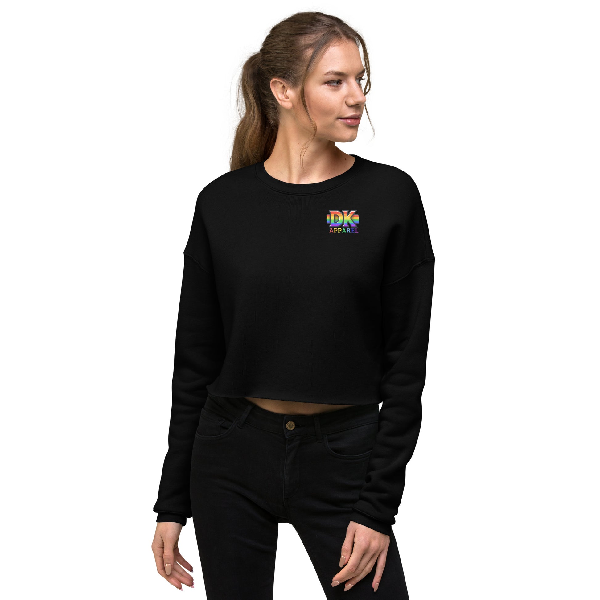 DK Pride Crop Sweatshirt – DK Apparel lifestyle clothing