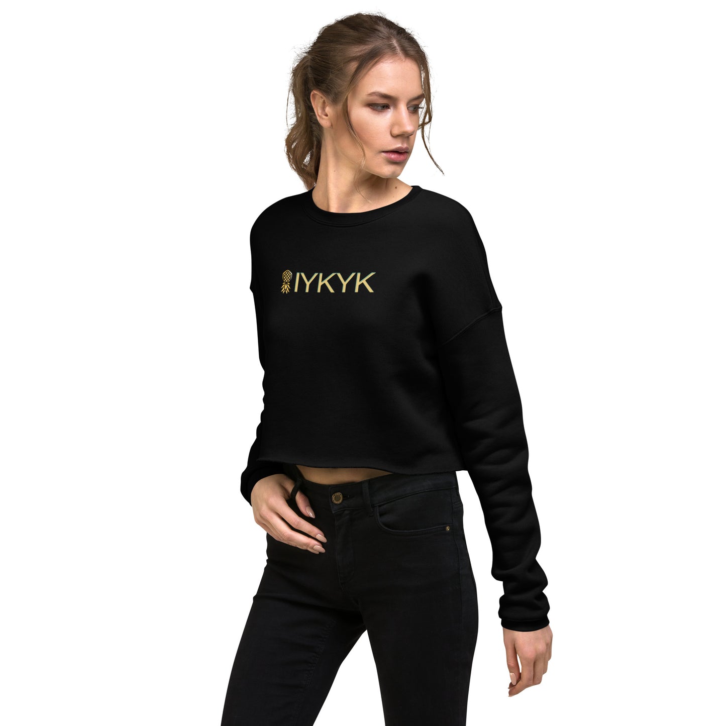 IYKYK Crop Sweatshirt | Swinger & ENM Lifestyle Apparel – DK Apparel – DK Apparel lifestyle clothing