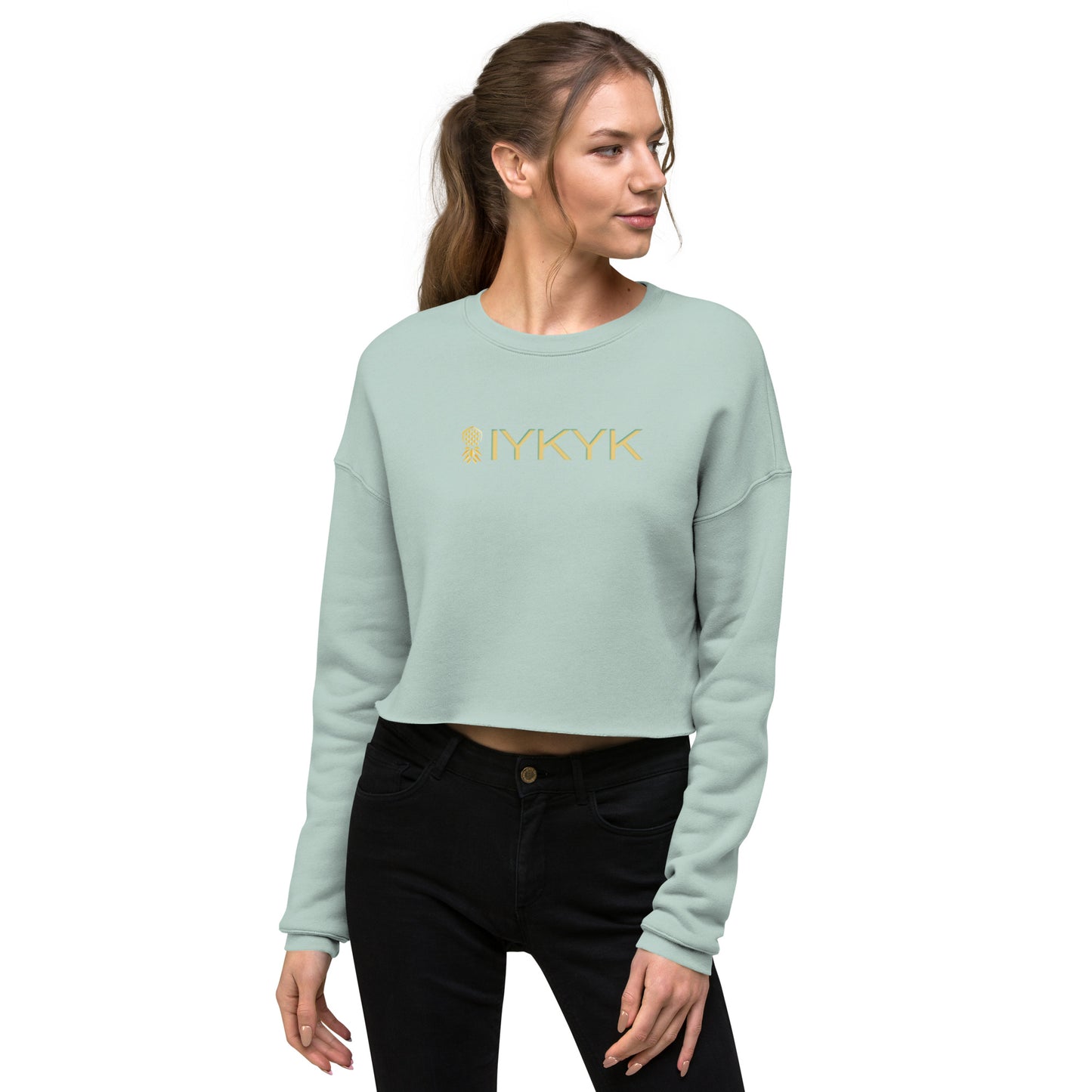 IYKYK Crop Sweatshirt | Swinger & ENM Lifestyle Apparel – DK Apparel – DK Apparel lifestyle clothing