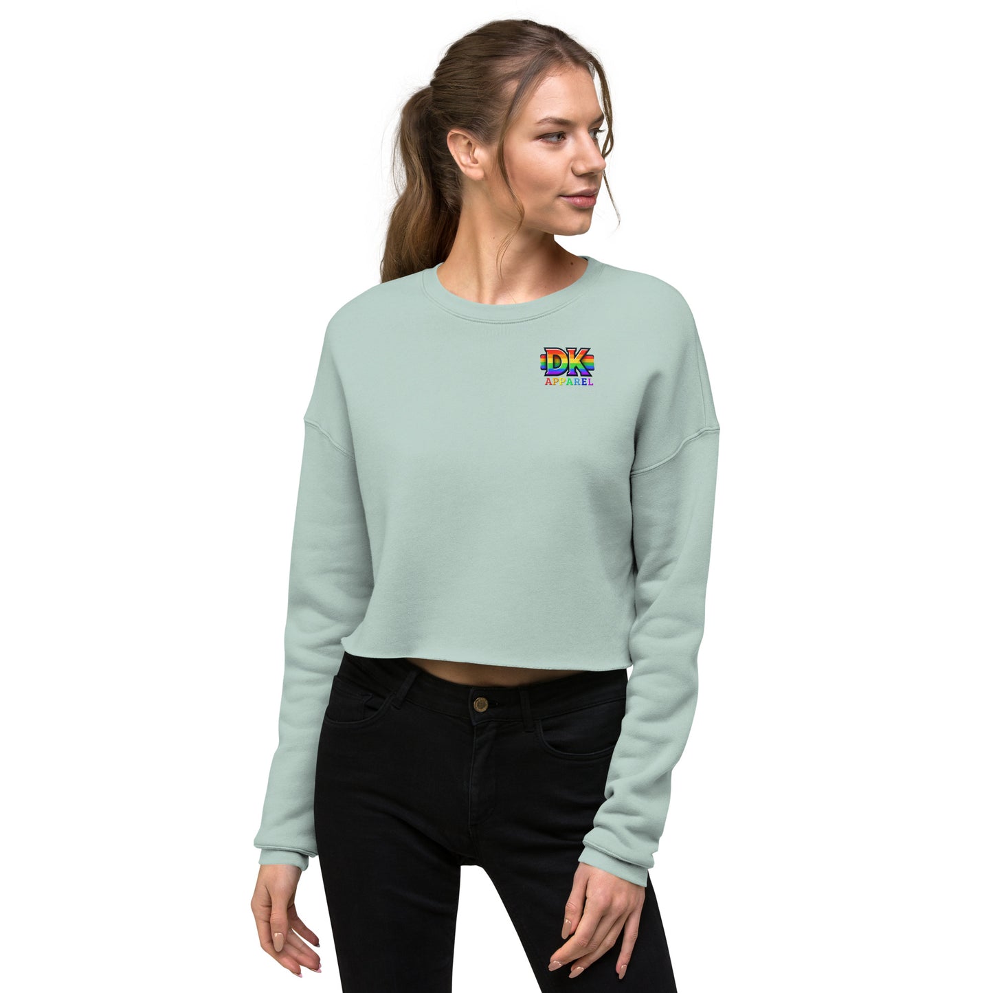 DK Pride Crop Sweatshirt – DK Apparel lifestyle clothing