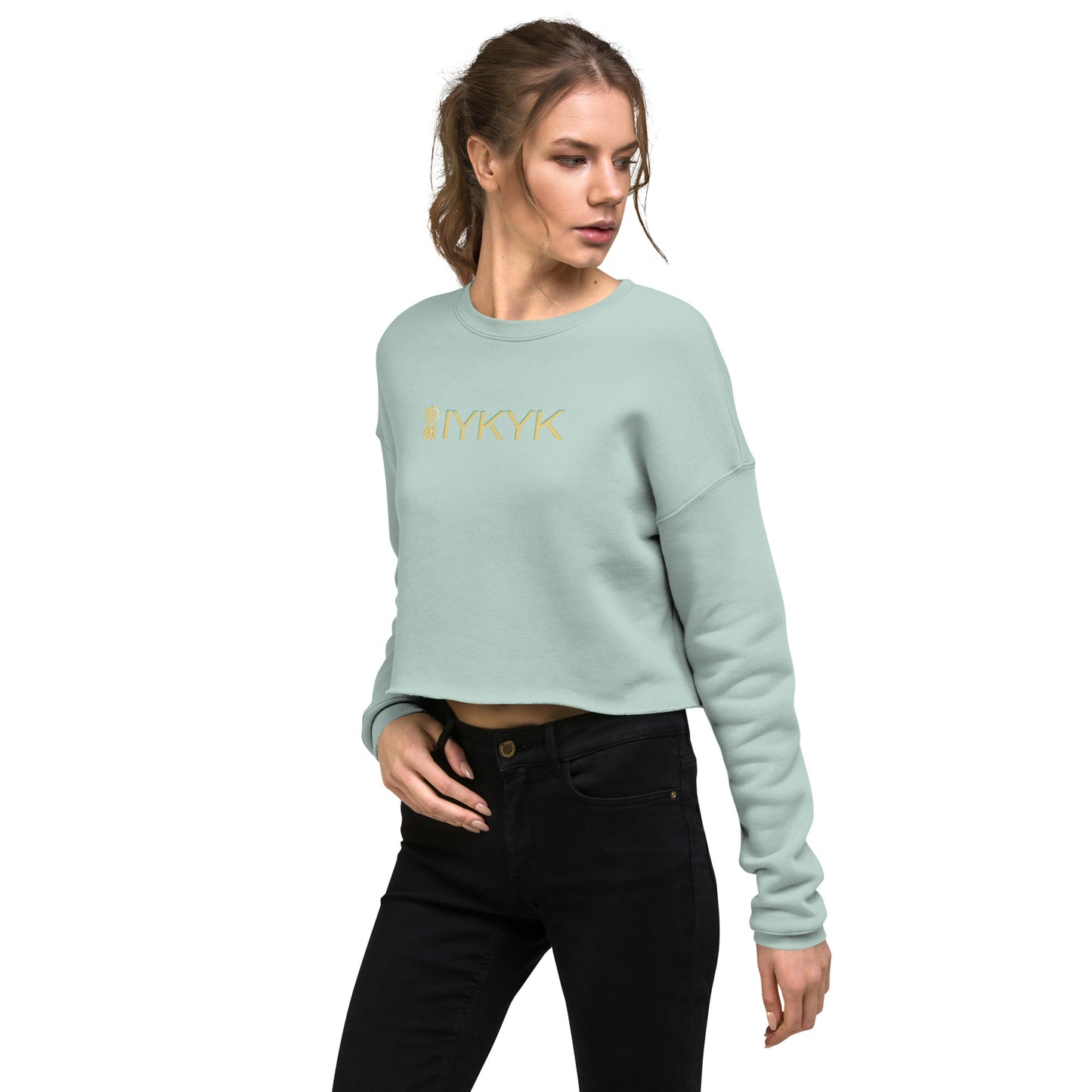 IYKYK Crop Sweatshirt | Swinger & ENM Lifestyle Apparel – DK Apparel – DK Apparel lifestyle clothing