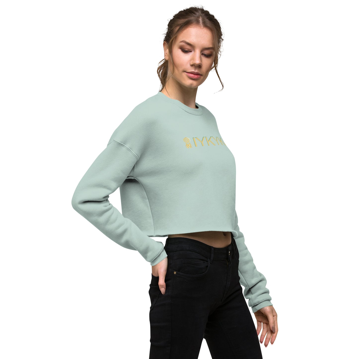 IYKYK Crop Sweatshirt | Swinger & ENM Lifestyle Apparel – DK Apparel – DK Apparel lifestyle clothing