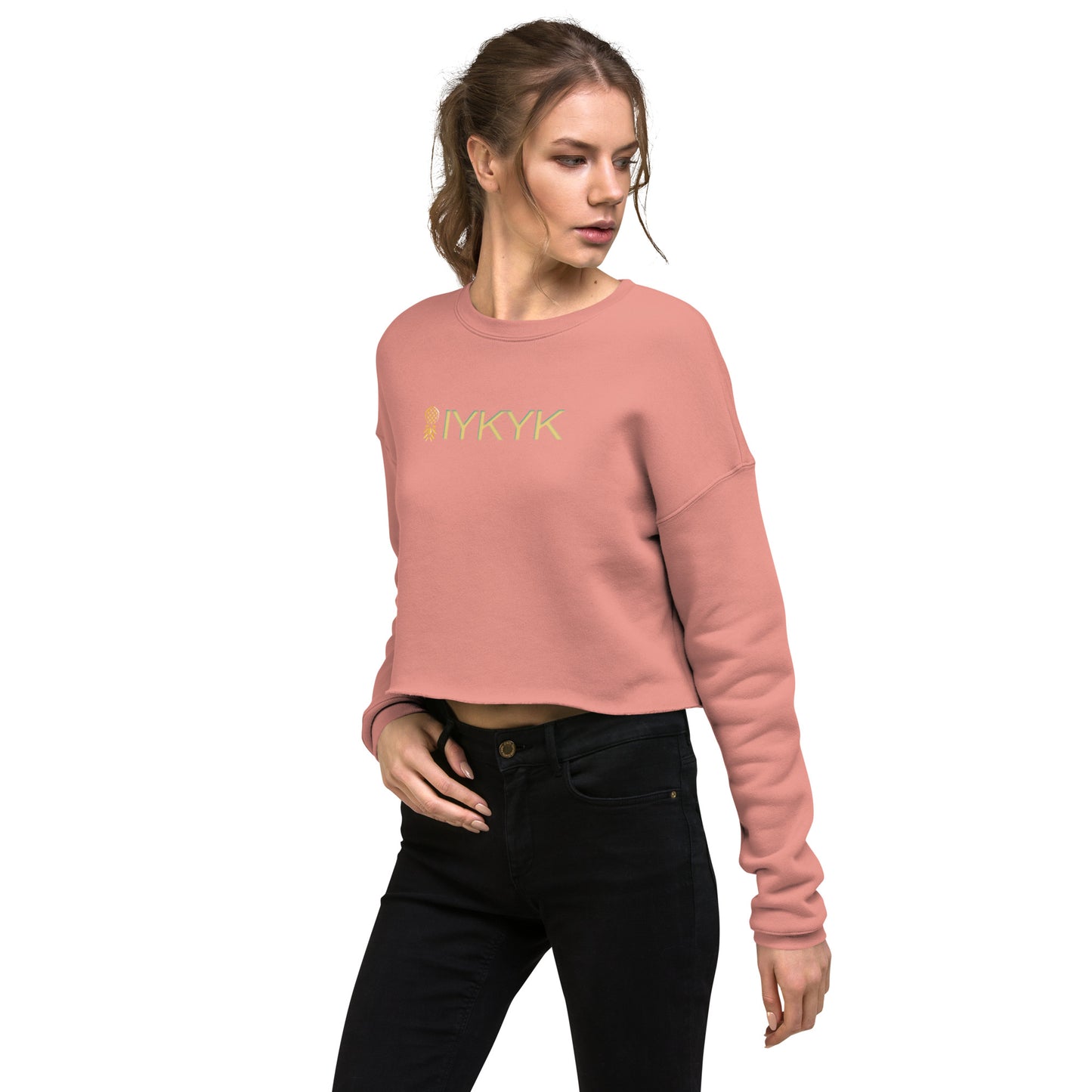 IYKYK Crop Sweatshirt | Swinger & ENM Lifestyle Apparel – DK Apparel – DK Apparel lifestyle clothing