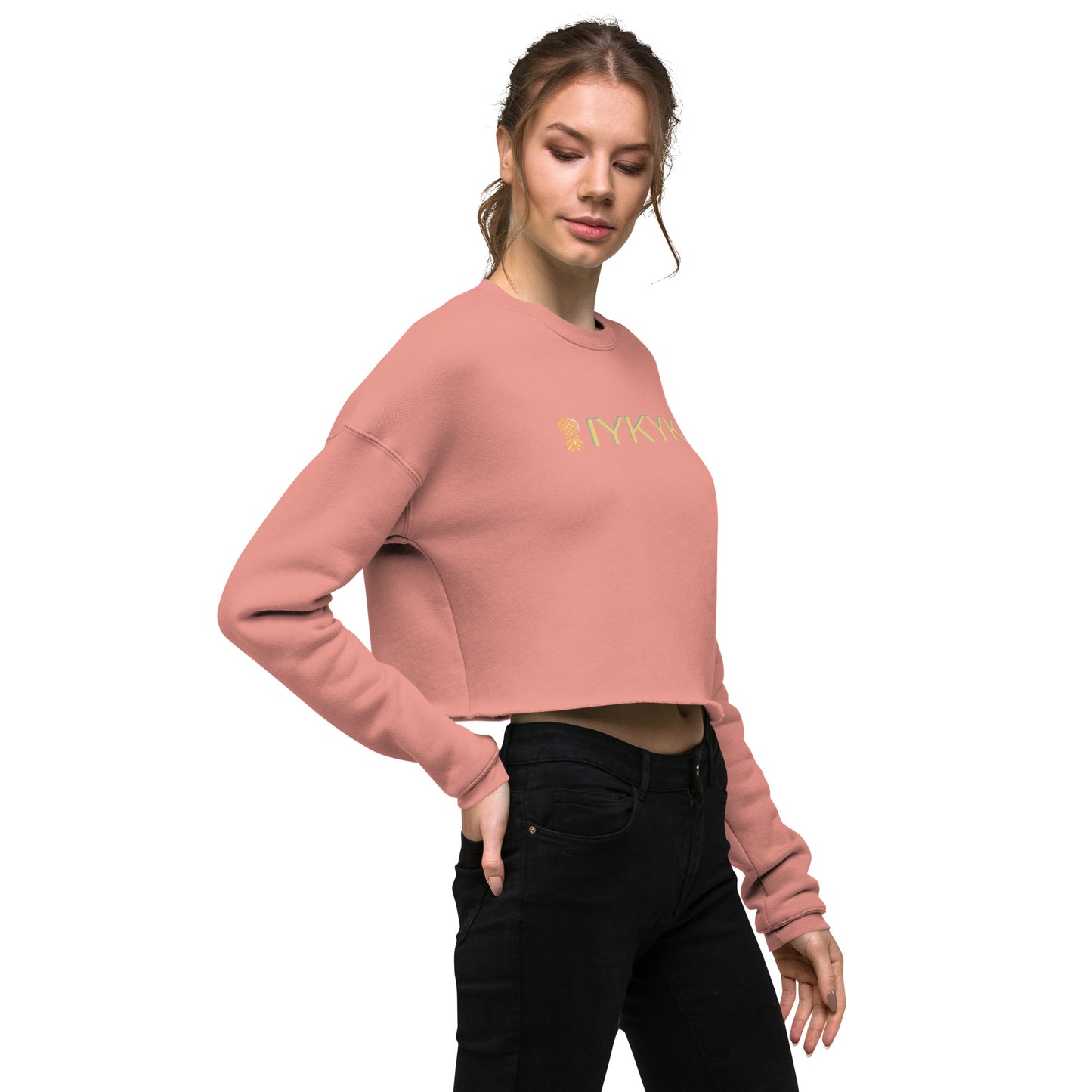 IYKYK Crop Sweatshirt | Swinger & ENM Lifestyle Apparel – DK Apparel – DK Apparel lifestyle clothing