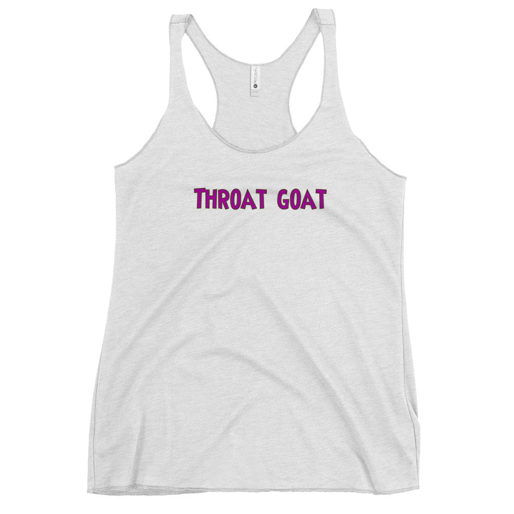 Throat Goat Women’s Racerback Tank | Swinger & ENM Lifestyle Apparel – DK Apparel – DK Apparel lifestyle clothing