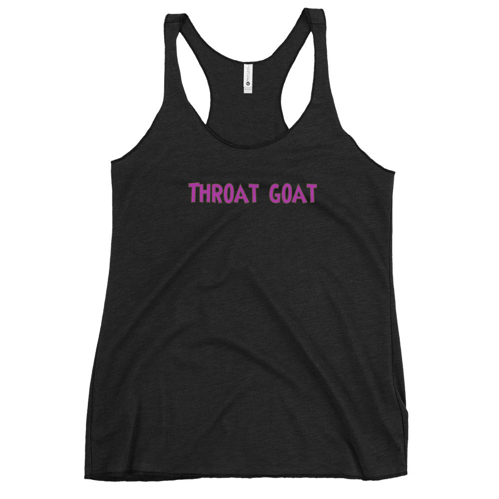 Throat Goat Women’s Racerback Tank | Swinger & ENM Lifestyle Apparel – DK Apparel – DK Apparel lifestyle clothing