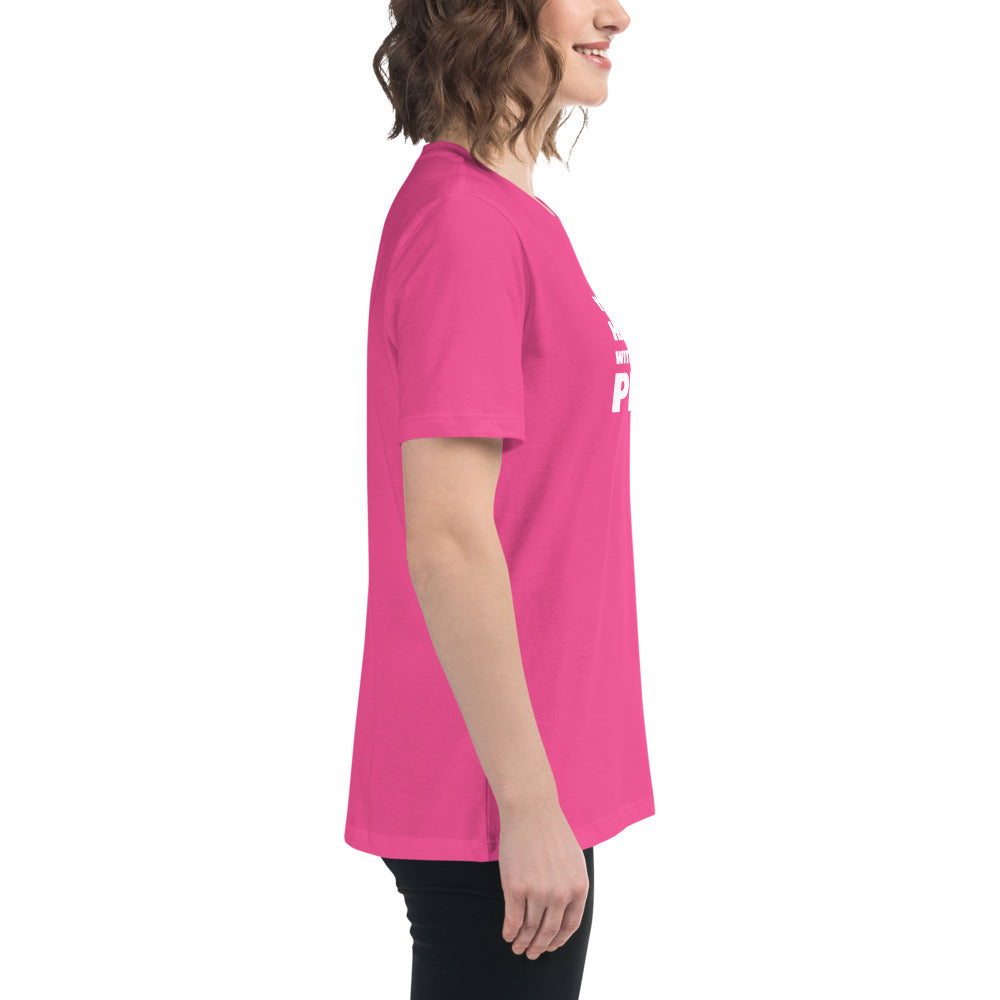 You Can't Say Happiness Without Saying Penis Women's Relaxed T-Shirt – DK Apparel lifestyle clothing