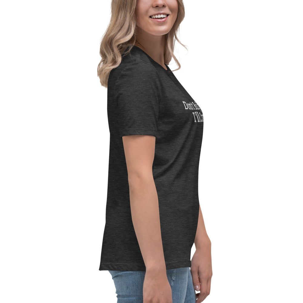 Don't Bully Me, I'll Cum Women's Relaxed T-Shirt | Swinger & ENM Lifestyle Apparel – DK Apparel – DK Apparel lifestyle clothing