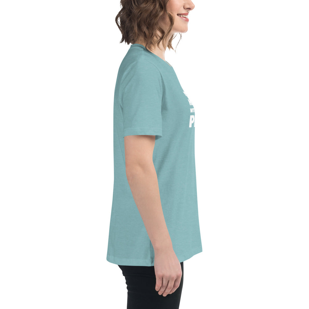 You Can't Say Happiness Without Saying Penis Women's Relaxed T-Shirt – DK Apparel lifestyle clothing