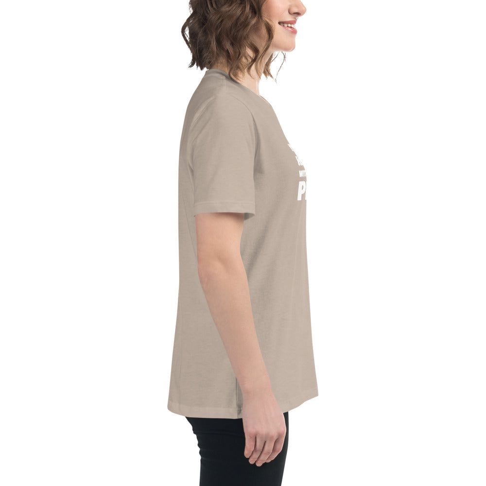 You Can't Say Happiness Without Saying Penis Women's Relaxed T-Shirt – DK Apparel lifestyle clothing