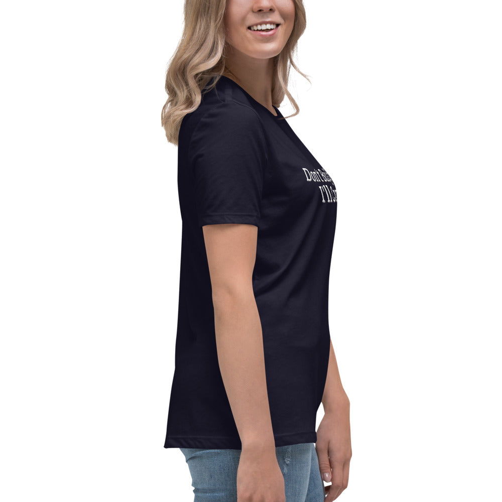Don't Bully Me, I'll Cum Women's Relaxed T-Shirt | Swinger & ENM Lifestyle Apparel – DK Apparel – DK Apparel lifestyle clothing