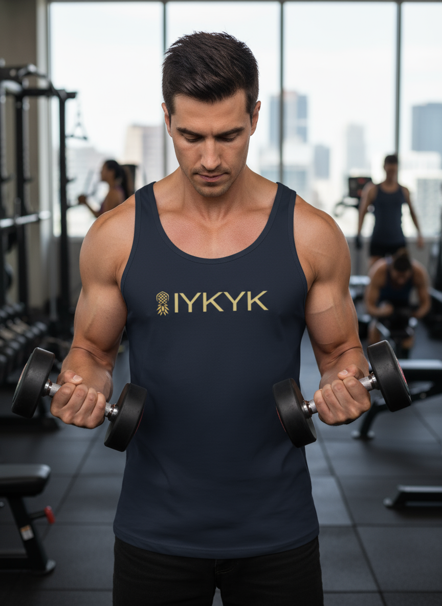 IYKYK Men's Tank Top | Swinger & ENM Lifestyle Apparel – DK Apparel-DK Apparel