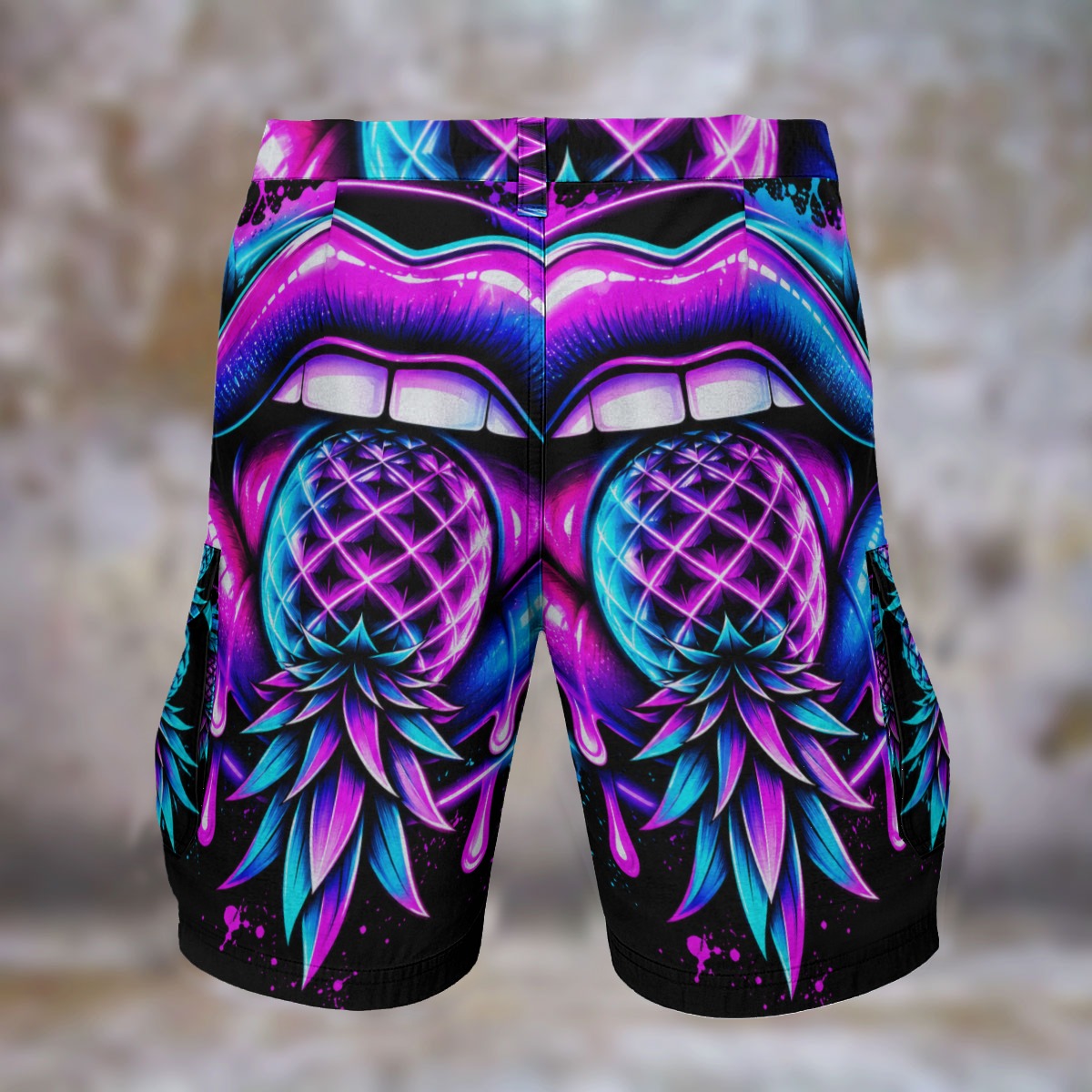 Pineapple Rave Men's Cargo Shorts