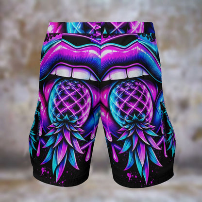Pineapple Rave Men's Cargo Shorts