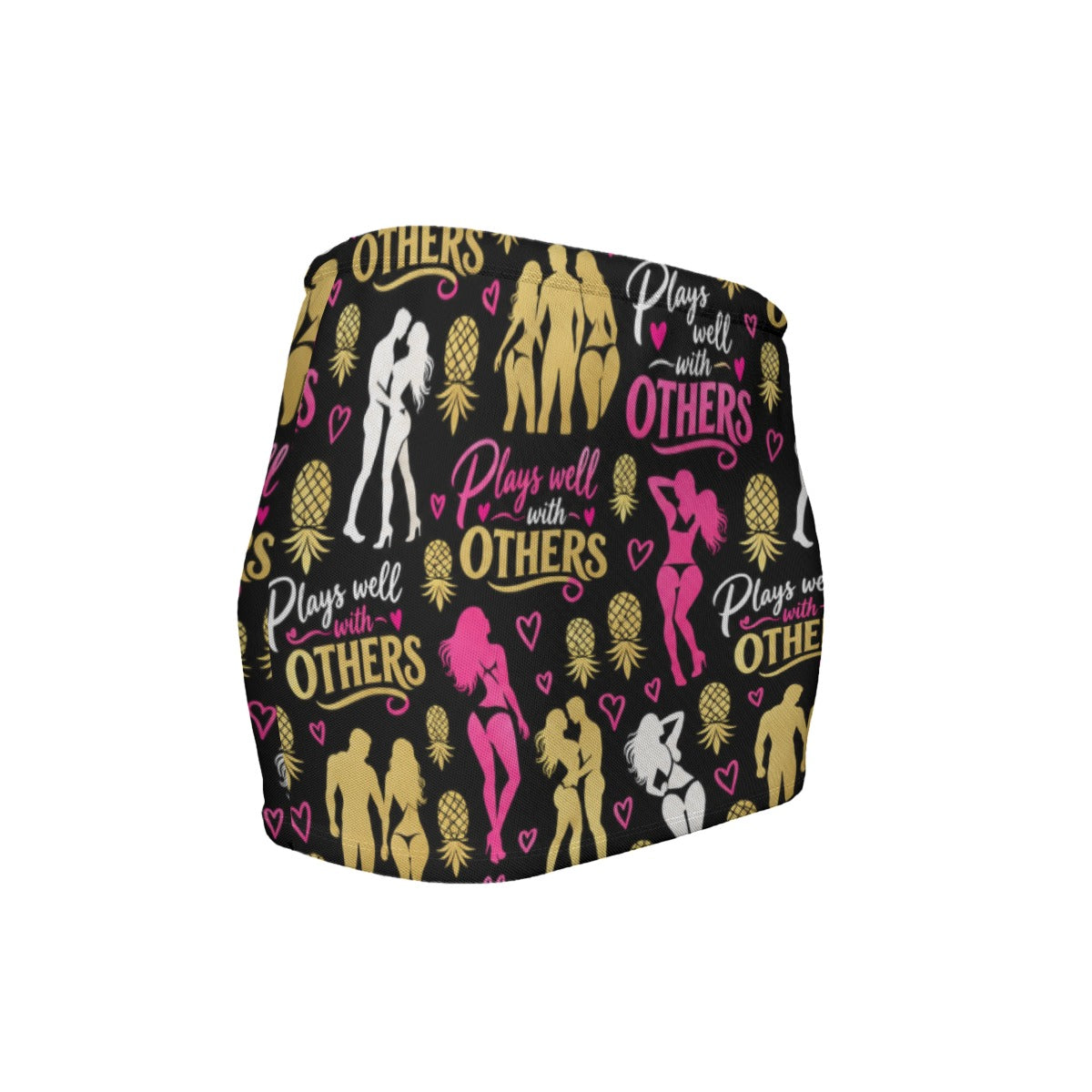 Plays Well With Others Women's Slinky Micro Mini Skirt