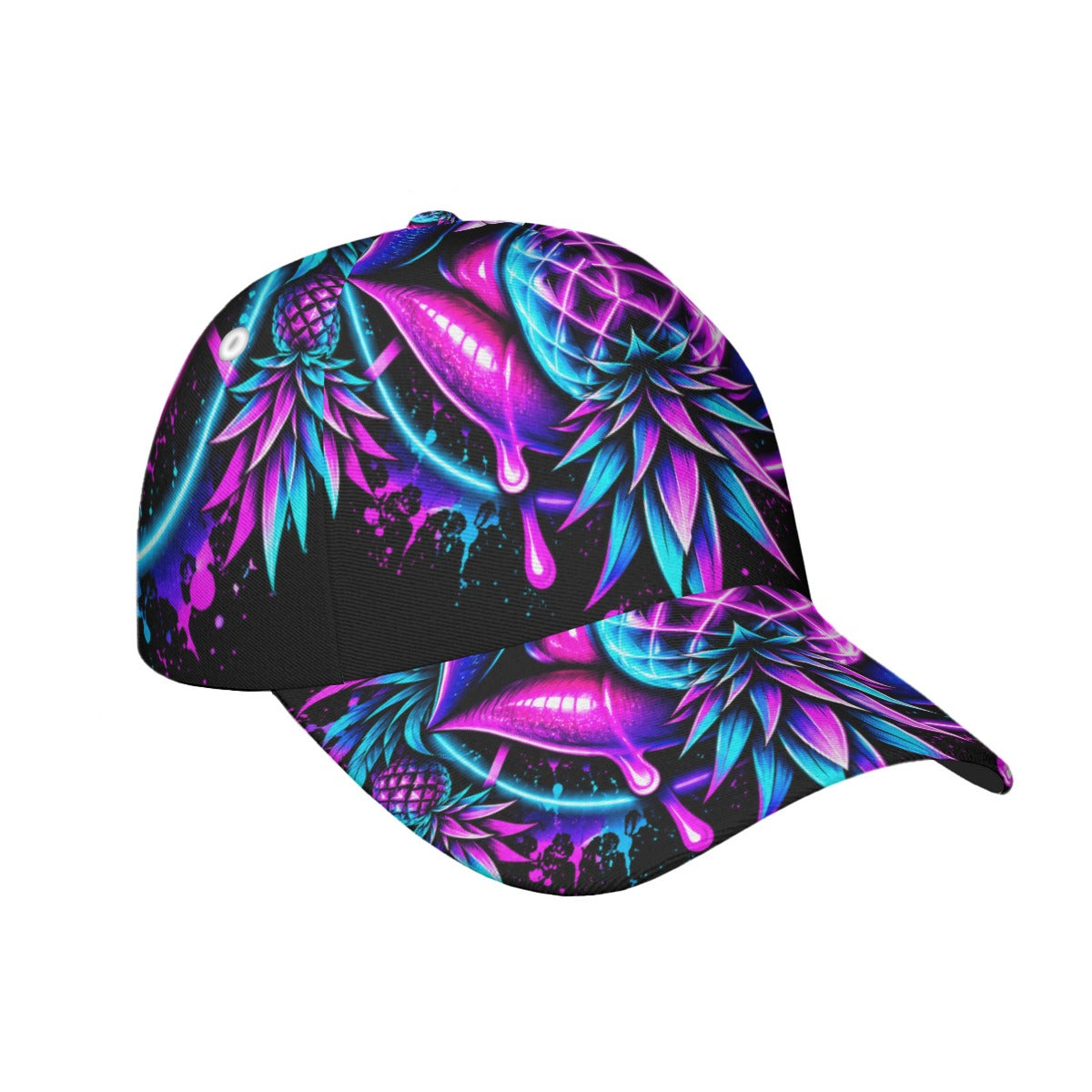 Pineapple Rave Snapback Hat