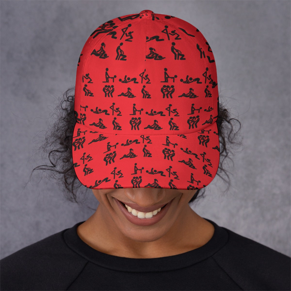 Stick Figure Snap Back Hat