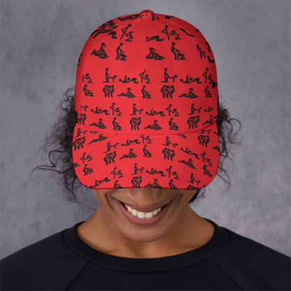 Stick Figure Snap Back Hat
