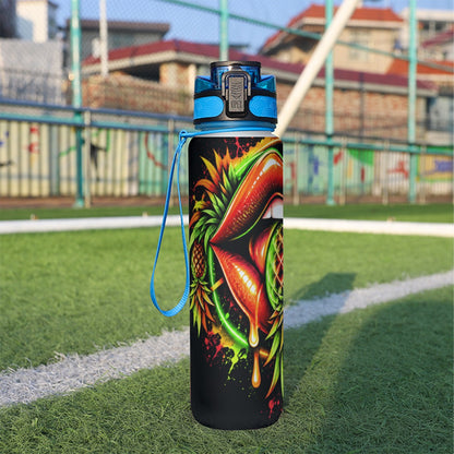 Neon Rave Water Bottle 32oz