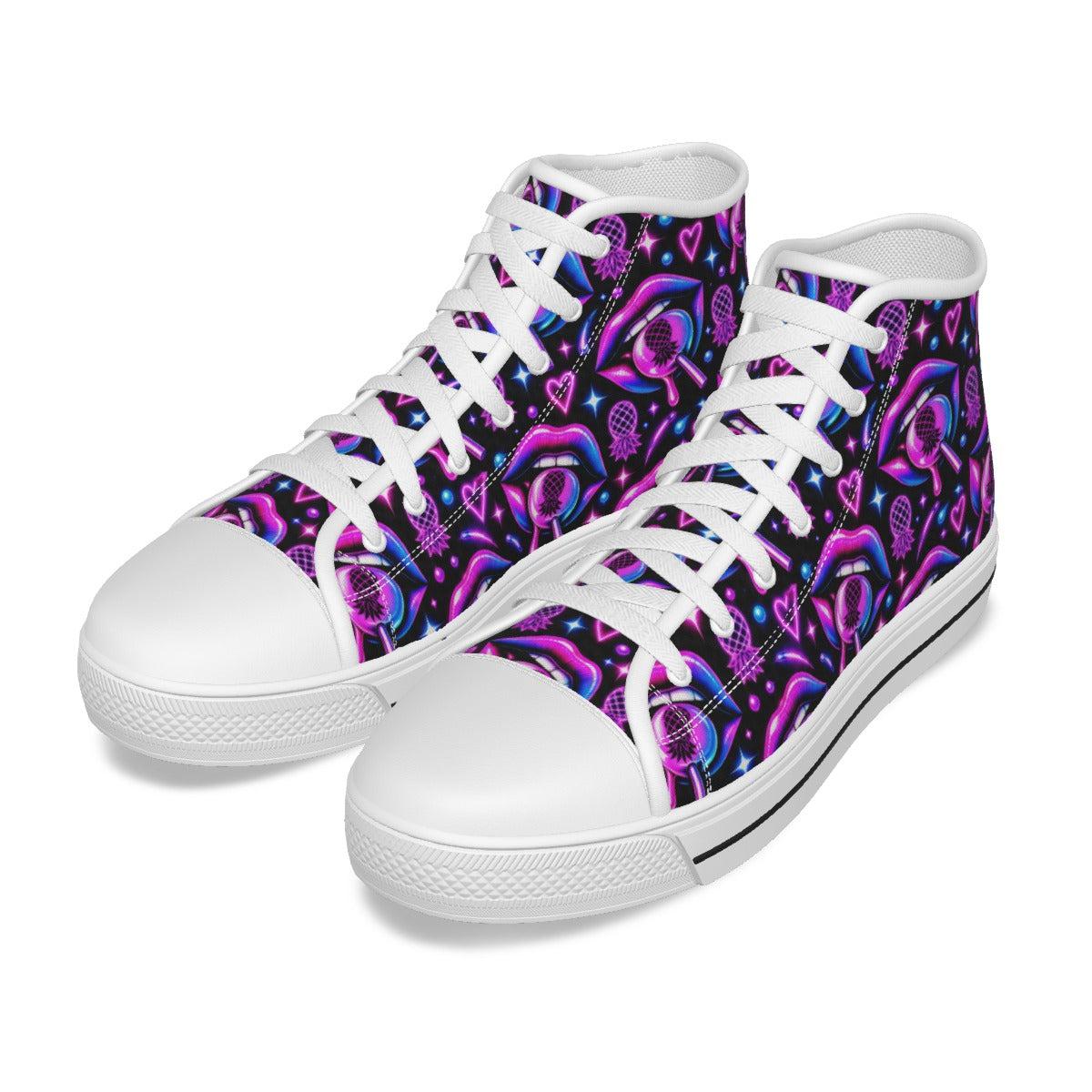 Open Mouth Women's Canvas Shoes