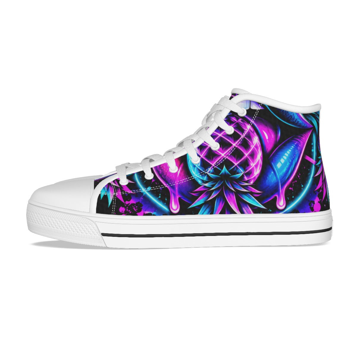 Pineapple Rave Men's Canvas Shoes