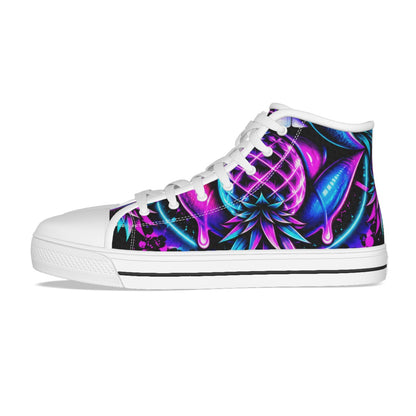 Pineapple Rave Men's Canvas Shoes