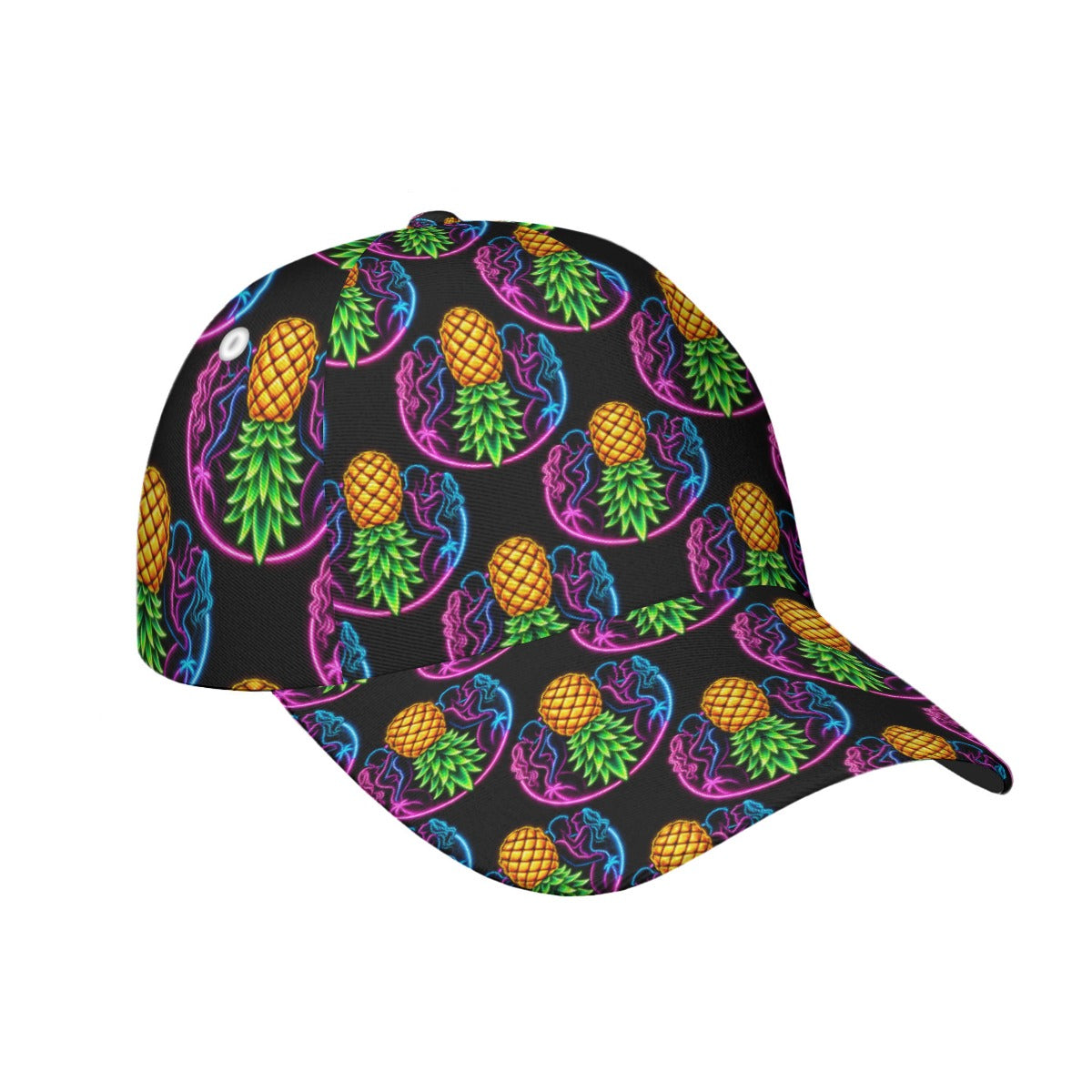 Electric Pineapple Snapback Hat